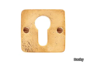 PURE 18232 - Square bronze keyhole escutcheon _ Dauby