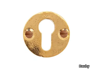 PURE 18350 - Round bronze keyhole escutcheon _ Dauby