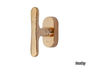 PURE 18518 - Bronze window handle on back plate _ Dauby