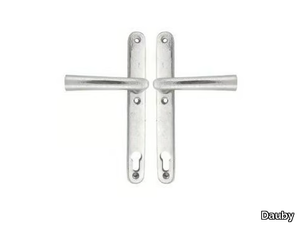 PVZ TPH 1925+ - Metal door handle on back plate with lock _ Dauby