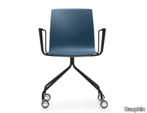 FIORE - Conference chair with 4-star base _ Dauphin