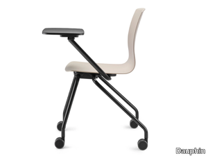 FIORE - Polyamide training chair with writing tablet _ Dauphin