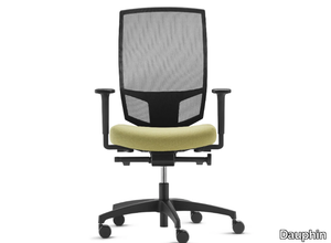 @JUST EVO AJ 5776 - Mesh swivel office chair with high mesh backrest _ Dauphin