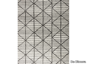 FEBE - Rectangular wool rug with geometric shapes _ De Dimora