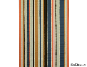 LIGNE - Rectangular striped polypropylene rug _ De Dimora