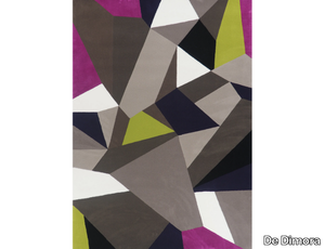 POLIEDRO - Handmade wool rug with geometric shapes _ De Dimora