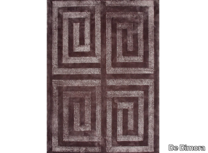 RODANO - Handmade silk rug with geometric shapes _ De Dimora