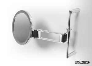 MIRTO - Round wall-mounted chromed brass shaving mirror _ De Rosso