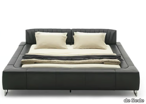 DS-1165 - Upholstered leather double bed _ de Sede