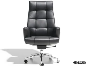 DS-257 - High-back height-adjustable leather executive chair _ de Sede