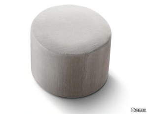 SIMPLE - Round pouf with removable lining _ Dema