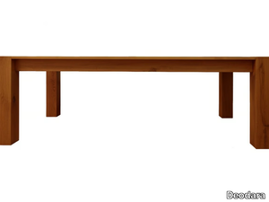 DUBLINO - Extending rectangular oak table _ Deodara