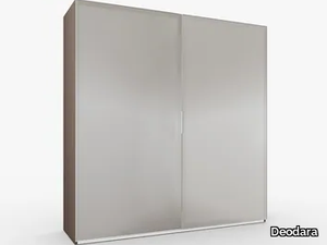 PANE - Lacquered glass wardrobe with sliding doors _ Deodara