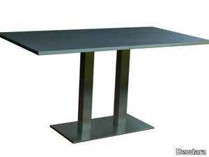 MANCHESTER - Rectangular HPL and brushed steel table _ Deodara