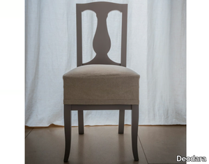 MICHELA - Fabric and wooden chair _ Deodara