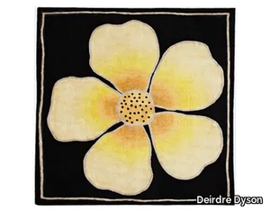 FLEUR - Square rug with floral pattern _ Deirdre Dyson