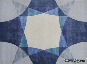 SAPPHIRE - Rectangular rug with geometric shapes _ Deirdre Dyson