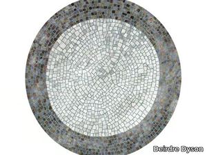 ROMAN POND MOSAIC - Round rug with geometric shapes _ Deirdre Dyson