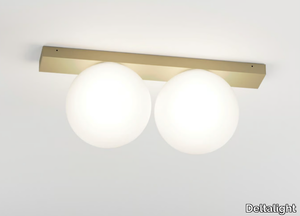 OONO ON 2 - LED metal and glass ceiling lamp _ Deltalight