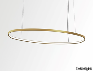 SUPERLOOP HC SBL OVAL - LED metal pendant lamp _ Deltalight