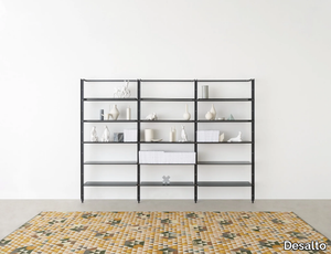 ARMIDA - Floor-ceiling mounted bookcase _ Desalto