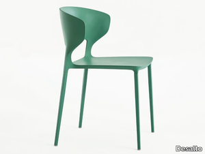 KOKI - Stackable polyurethane chair _ Desalto