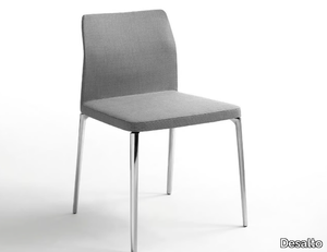 NARA - Upholstered fabric chair with removable cover _ Desalto