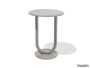 STRONG BAR - Round steel high table _ Desalto