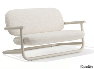 STRONG SPECIAL - Fabric small sofa with steel structure _ Desalto