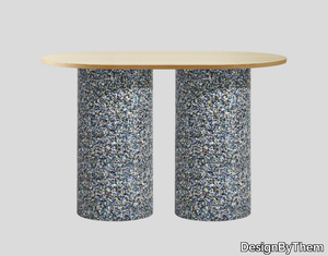 CONFETTI - Oval high table _ DesignByThem