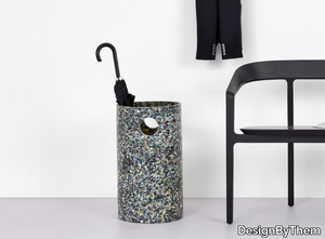 CONFETTI - Floorstanding recycled plastic umbrella stand _ DesignByThem