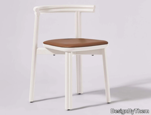 TWILL - Stackable powder coated aluminium chair with integrated cushion _ DesignByThem