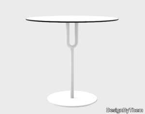 PIPER - Round laminate table _ DesignByThem