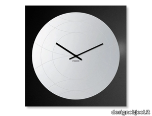 NARCISO - Plate mirror / clock _ designobject.it