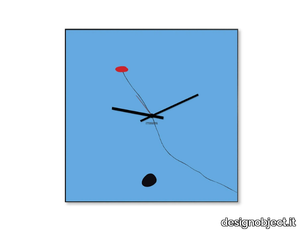 MIRÒ - Wall-mounted plate clock _ designobject.it