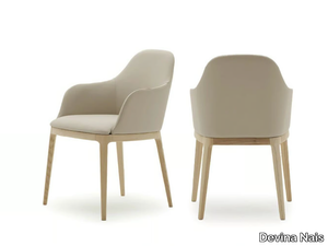 ANVERSA - Leather chair with armrests _ Devina Nais