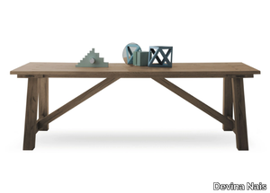 CASTLE - Rectangular oak table _ Devina Nais