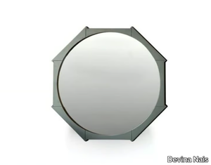 COLIBRI - Round framed solid wood mirror _ Devina Nais