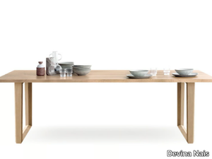 DENVER - Rectangular oak table top _ Devina Nais