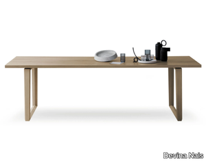 DOUBLE - Rectangular oak table top _ Devina Nais