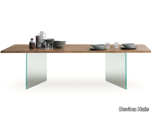 TWINS - Rectangular oak table top _ Devina Nais