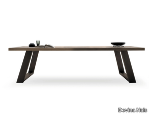 WOOD - Rectangular oak table top _ Devina Nais