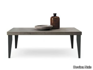 WOOD - Rectangular solid wood coffee table _ Devina Nais