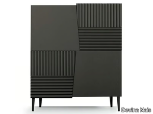 ZERO.16 - Solid wood highboard with doors _ Devina Nais