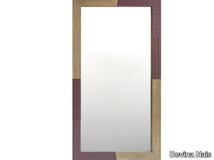 ZERO.16 - Rectangular wall-mounted solid wood mirror _ Devina Nais