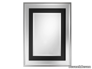 VENICE - Brass and glass framed wall-mounted mirror _ Devon&Devon