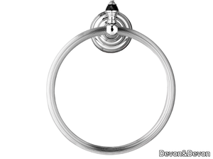 BLACK DIAMOND - Brass towel ring _ Devon&Devon