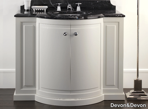 CLARENCE - Vanity unit with doors _ Devon&Devon