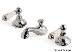 DANDY - 3 hole countertop bidet tap _ Devon&Devon