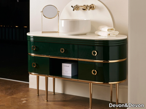 SCOTTIE - Floor-standing vanity unit with drawers _ Devon&Devon